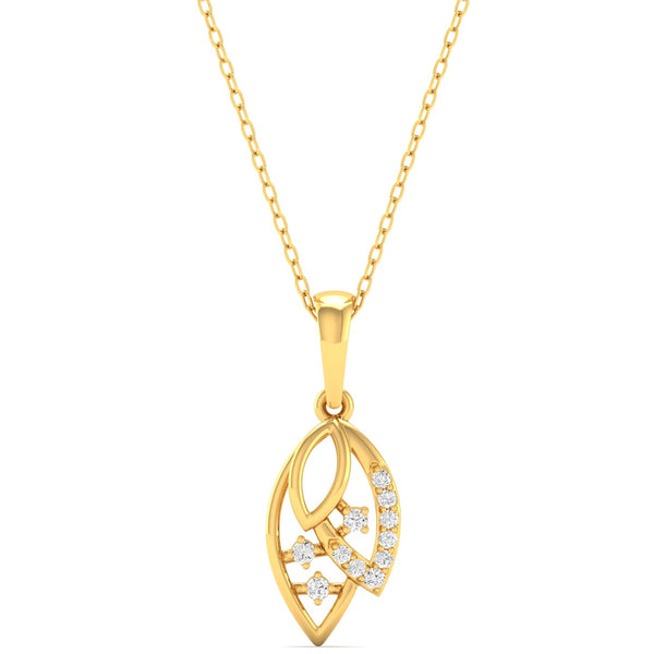 0.09Ct Round Cut Lab Grown Diamond 9k Solid Gold