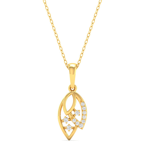0.09Ct Round Cut Lab Grown Diamond 9k Solid Gold