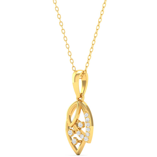 0.09Ct Round Cut Lab Grown Diamond 9k Solid Gold