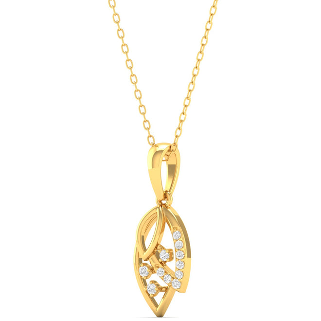 0.09Ct Round Cut Lab Grown Diamond 9k Solid Gold