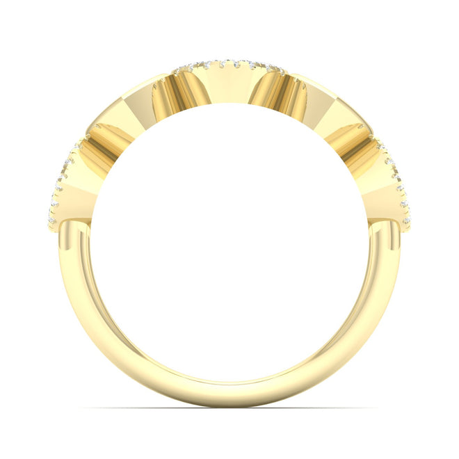 1/5 Ctw Heart Fashion Stackable Ring