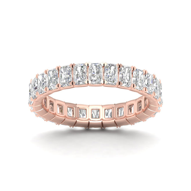 3 ctw Emerald Diamond Eternity Band