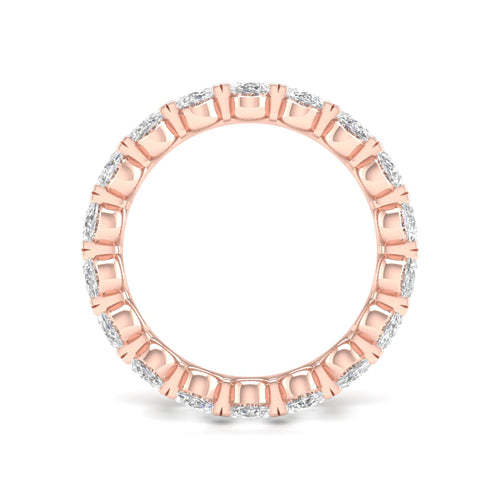 5 ctw Oval Lab Grown Eternity Band