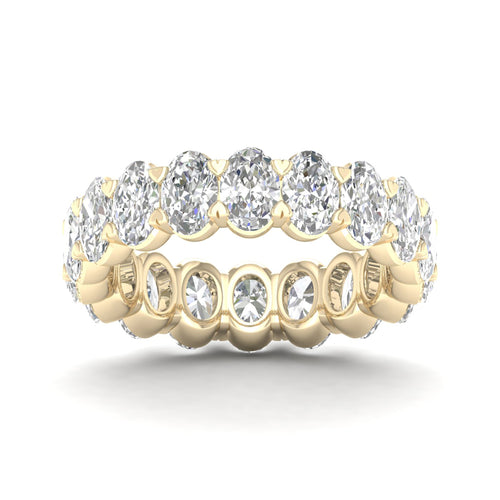 5 ctw Oval Lab Grown Eternity Band