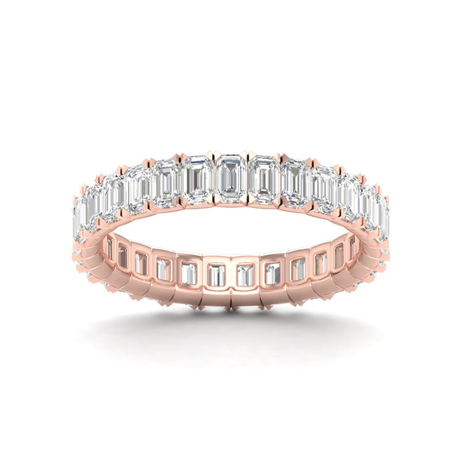 2 ctw Emerald Eternity Band