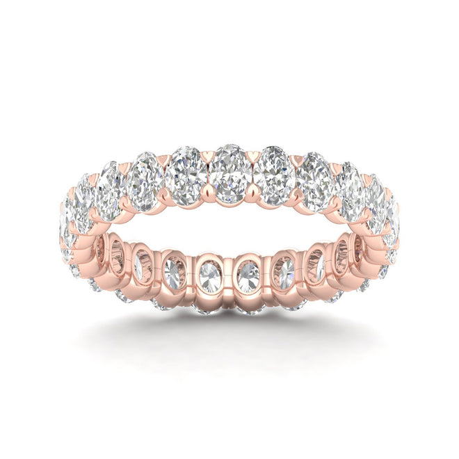 2 ctw Oval Diamond Eternity Band
