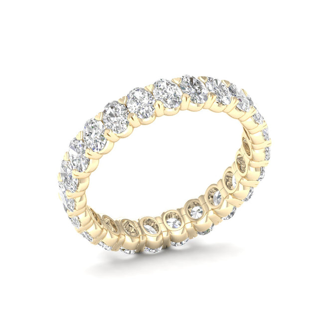 2 ctw Oval Diamond Eternity Band