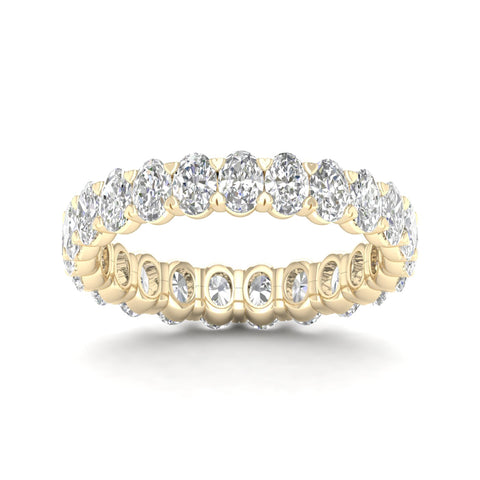 2 ctw Oval Diamond Eternity Band