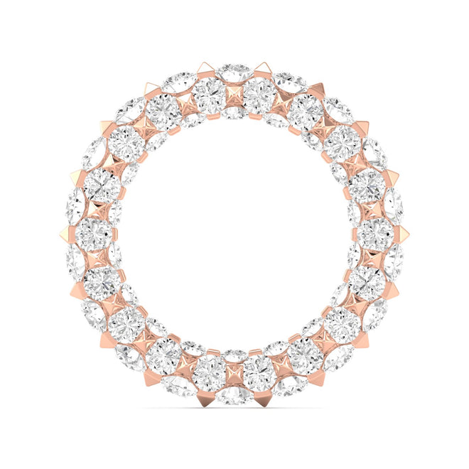 7 1/10 Ctw Eternal Micro Prong Eternity Lab Grown Band