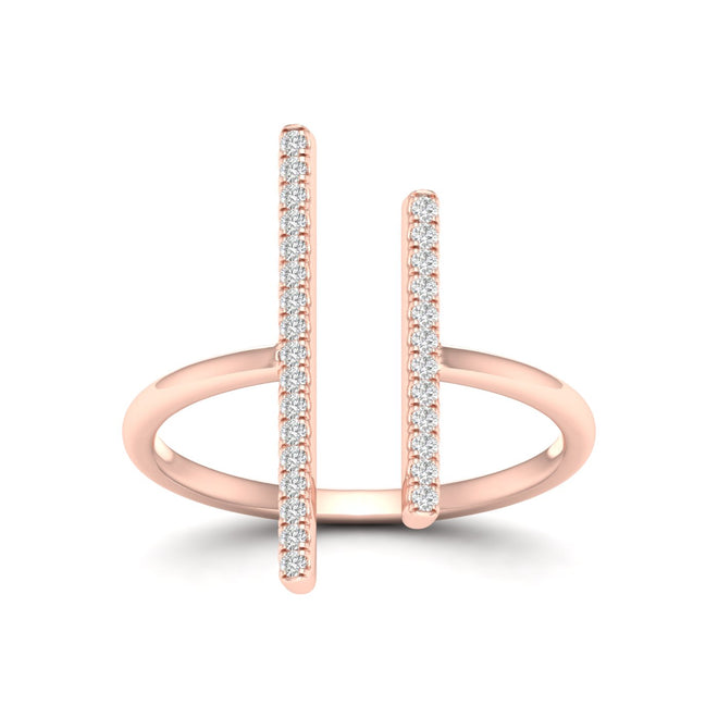 1/6 Ctw Parallel Fashion Ring