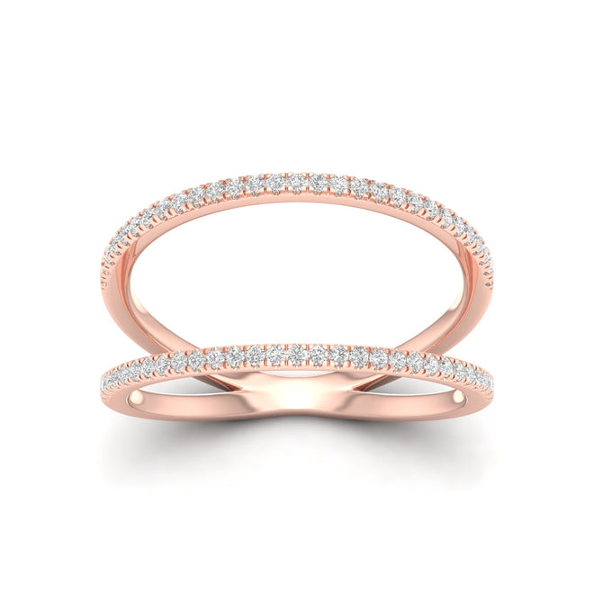 1/3 Ctw Stripe Fashion Ring