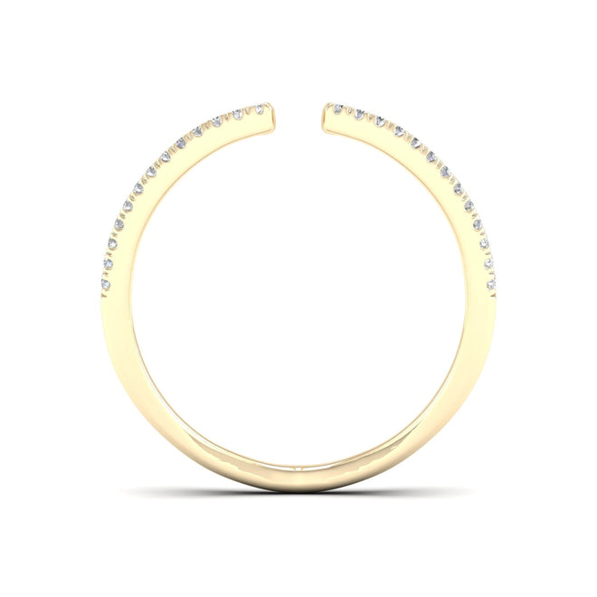 1/3 Ctw Round Cut Lab Grown Doamond Rhea Fashion Ring 14k Solid Gold