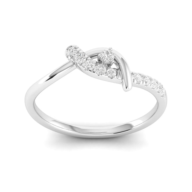 Lab Grown Diamond Her Propose Ring Band 9k Solid Gold