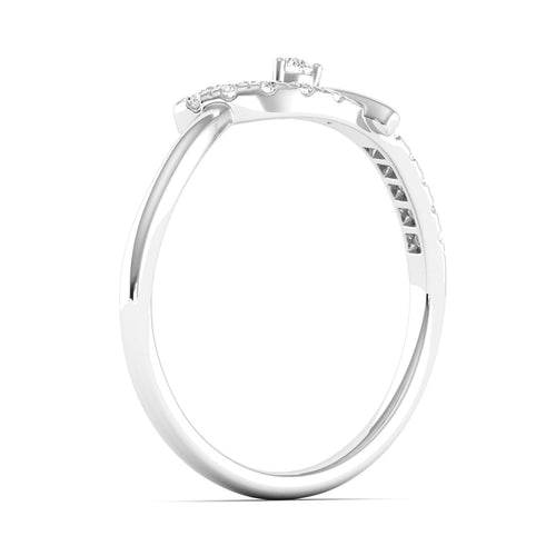 Lab Grown Diamond Her Propose Ring Band 9k Solid Gold