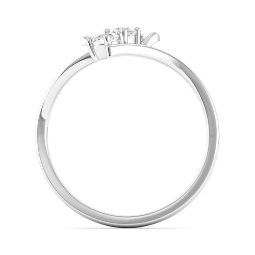 0.17Ct Round Cut lab Grown Diamond 9k Solid Gold