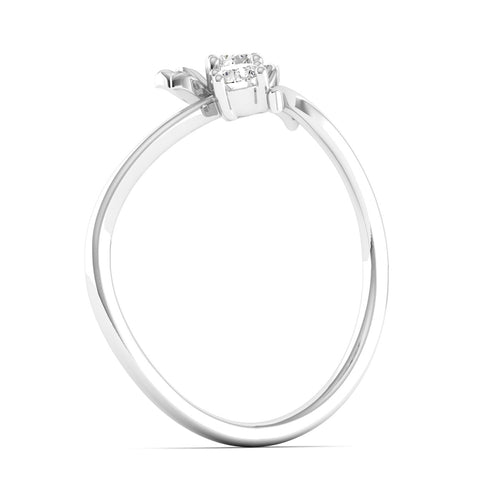 0.17Ct Round Cut lab Grown Diamond 9k Solid Gold