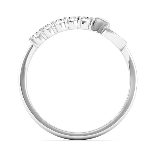 Lab Grown Diamond Double Heart Ring 9k Solid Gold