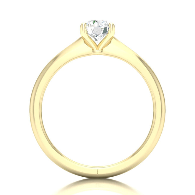 Aurelia Solitaire Ring – 2 Carat Round Lab Grown Diamond