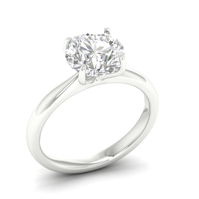 3 ctw Classic Round Solitaire Ring
