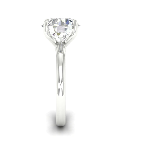 5 ctw Classic Round Solitaire Lab Grown Ring