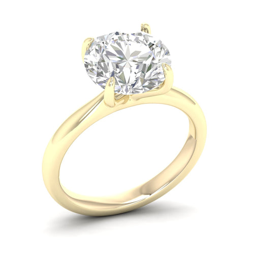 5 ctw Classic Round Solitaire Lab Grown Ring