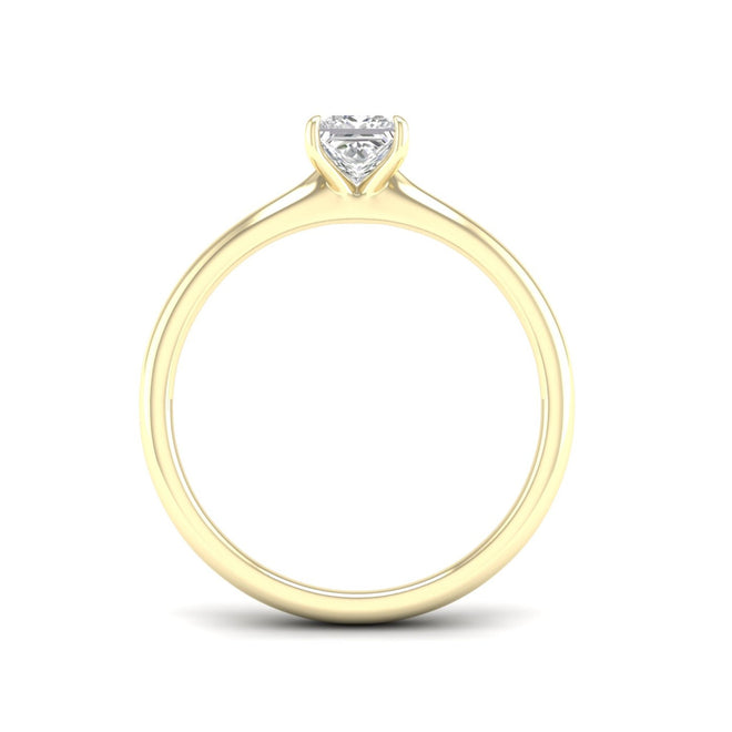 Vexa 0.50 Carat Princess Cut Lab Grown Diamond Solitaire Engagement Ring