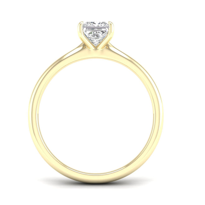 3/4 ctw Classic Princess Solitaire Ring