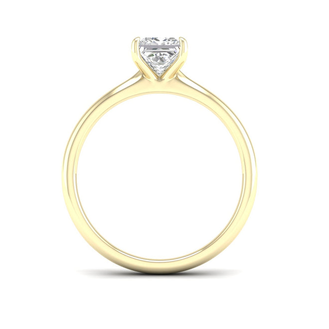 Nyra 1 Carat Princess Cut Lab Grown Diamond Solitaire Engagement Ring