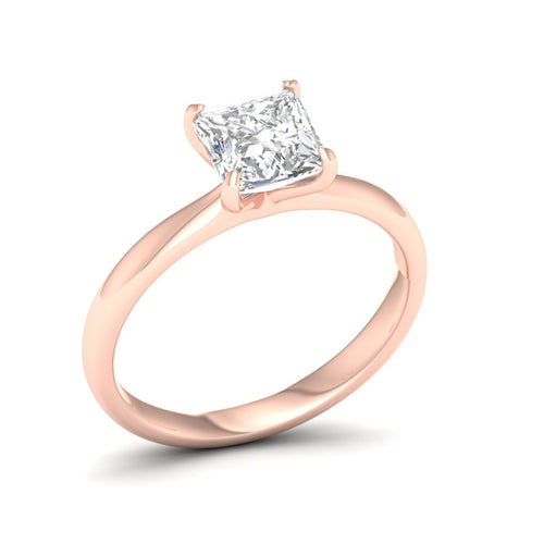 1 1/2 ctw Classic Princess Solitaire Lab Grown Ring