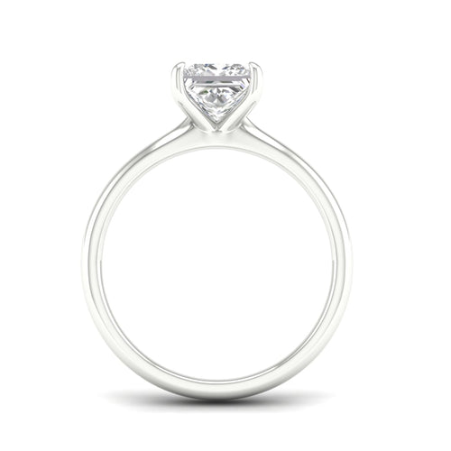 1 1/2 ctw Classic Princess Solitaire Lab Grown Ring