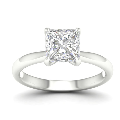 2 ctw Classic Princess Solitaire Lab Grown Ring