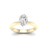 1 ctw Oval Classic Hidden Halo Ring