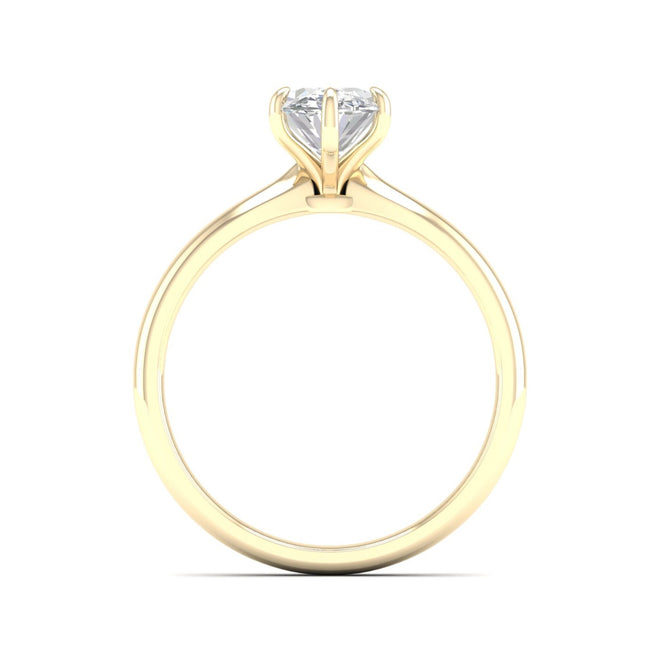 1 1/2 Ctw Classic Oval Solitaire Ring