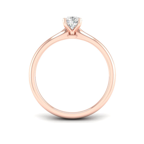 3/4 Ctw Classic Pear Solitaire Lab Grown Ring