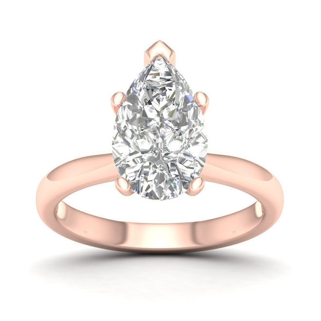 3 Ctw Classic Pear Solitaire Ring