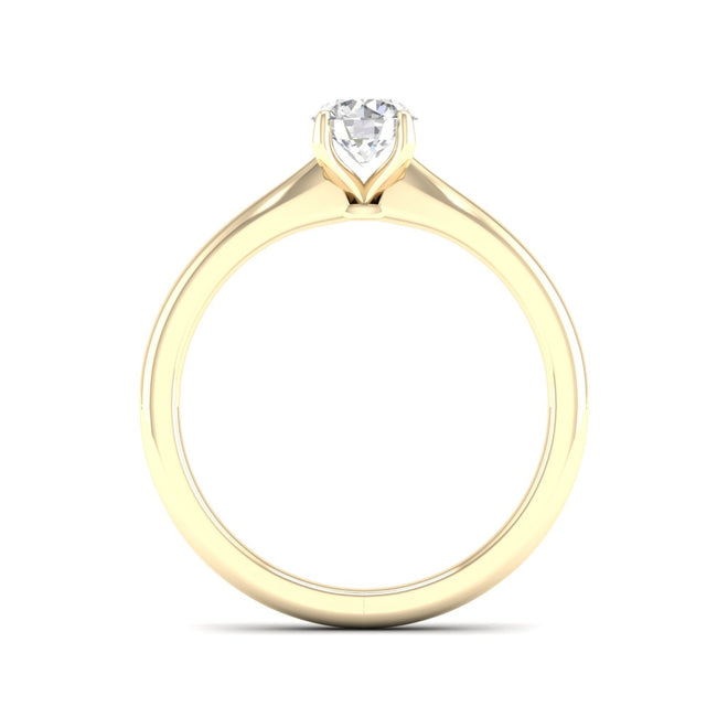 Aurelia 0.50 Carat Round Lab Grown Diamond Solitaire Engagement Ring