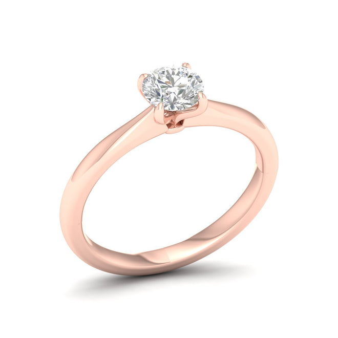 3/4 ctw Classic Round Solitaire Ring