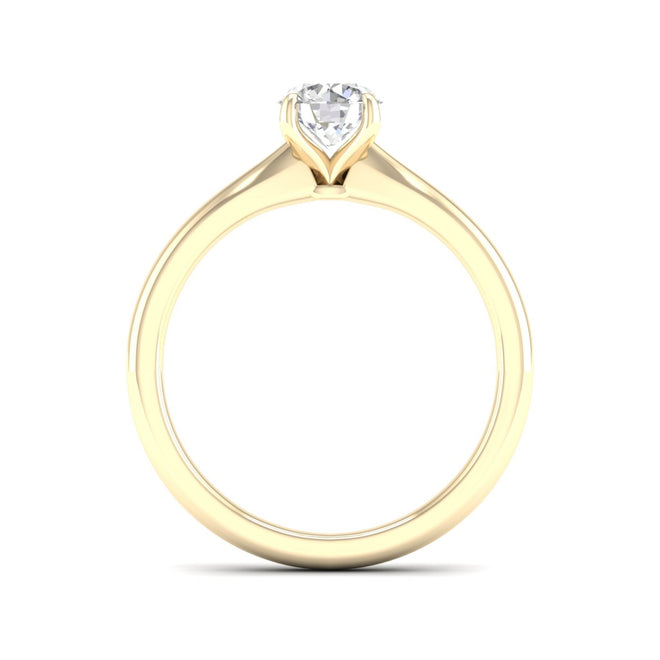 Aurelia 0.75 Carat Round Lab Grown Diamond Solitaire Engagement Ring