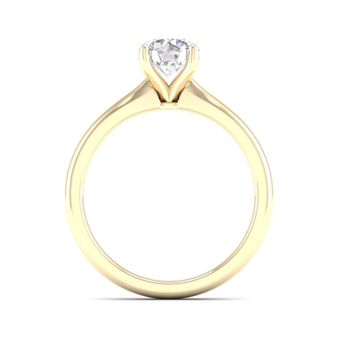 Aurelia 1 Carat Round Lab Grown Diamond Solitaire Engagement Ring