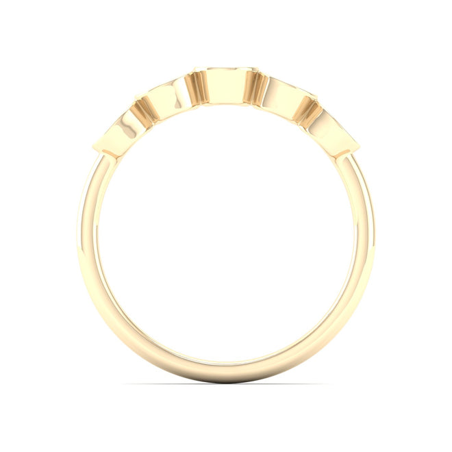 1/5 Ctw Disc Fashion Stackable Ring