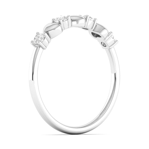 Lab Grown Diamond Love Heart Ring 9k Solid Gold