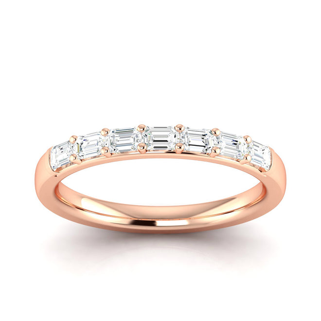 3/4 Ctw Baguette Fashion Stackable Ring