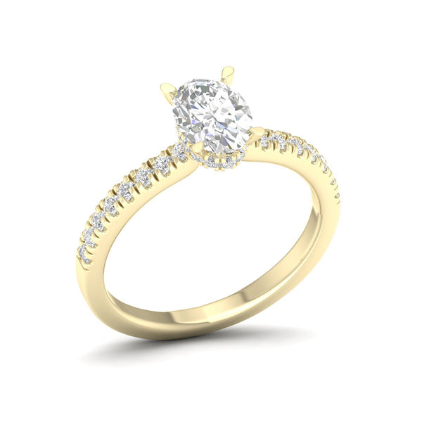 1 1/4 ctw Oval Classic Ring