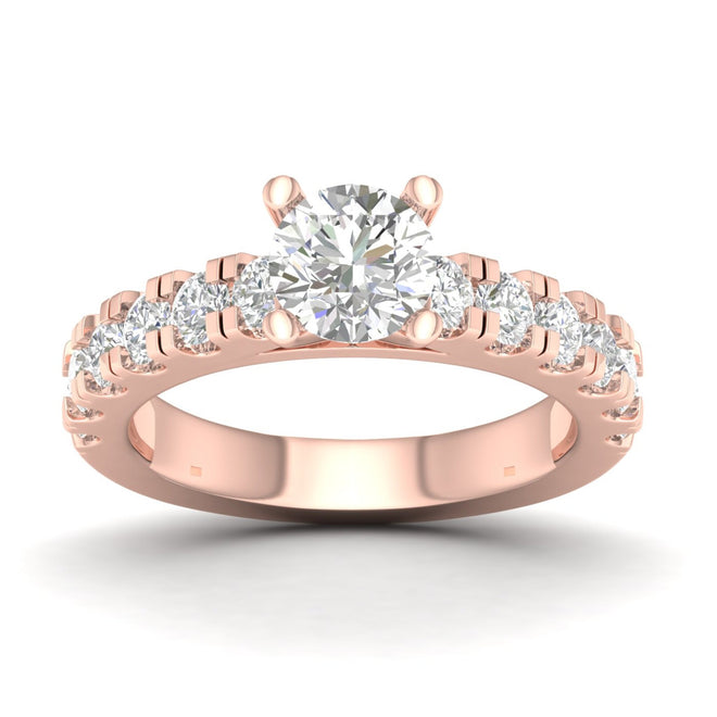 2 1/2 ctw Classic Round Centre Engagement Ring