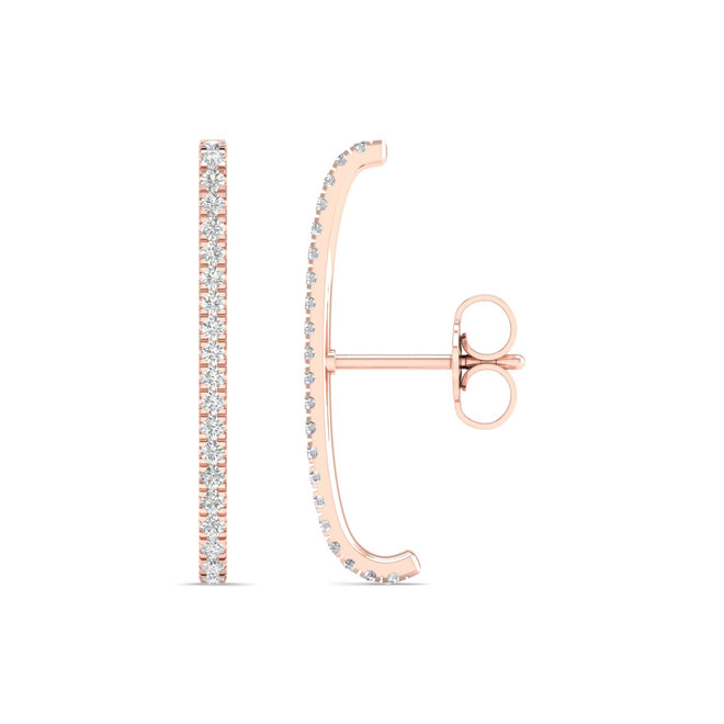 1/4 Ctw Suspendor Fashion Earring
