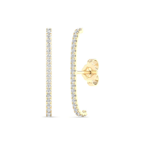 1/4 Ctw Suspendor Fashion Earring