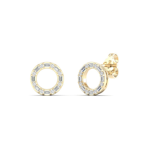 1/4 Ctw Ana de Aramas Circle Fashion Earring