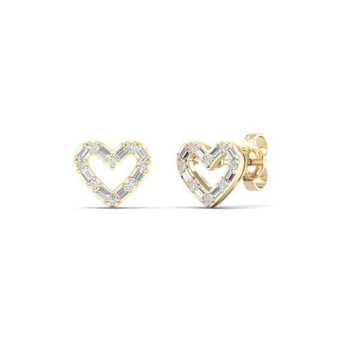 1/4 Ctw Ana de Aramas Heart Fashion Earring