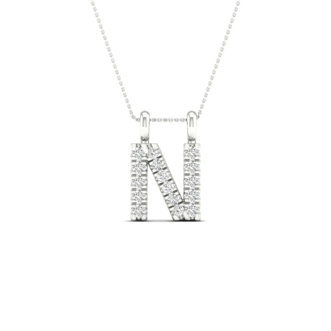 "N" Initial Fashion Pendant