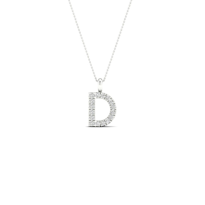 "D" Initial Fashion Pendant